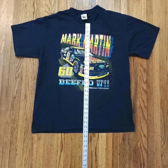 Nascar Mark Martin Vintage Tshirt Mens Size Large 90s 1997 - Picture 5 of 5